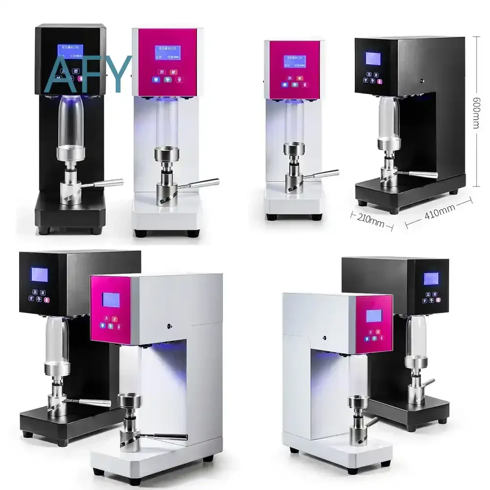 220V Can Sealing Machine for Commercial Plastic Cans Automatic Beverage Sealing Machine for Cup Milk Tea Equipment Complete