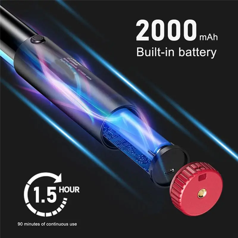 morning 3000-6000K Color Temperature RGB Fill Light Stick Live Photo Ambient Light Handheld Diving LED Color Light Stick