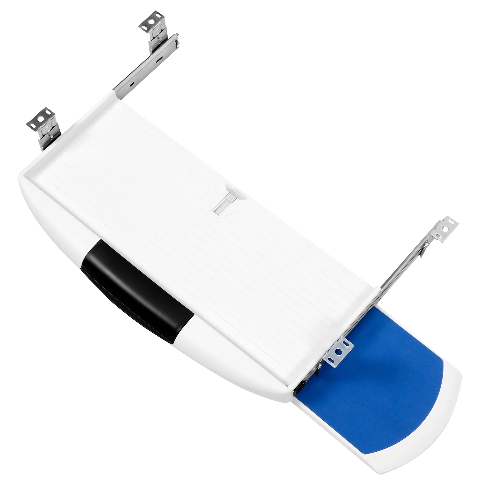 

Keyboard Tray Full Extension Drawer Slides Office Keyboards Sliding Iron Dual Layer Efficient Placement Adjustable Height