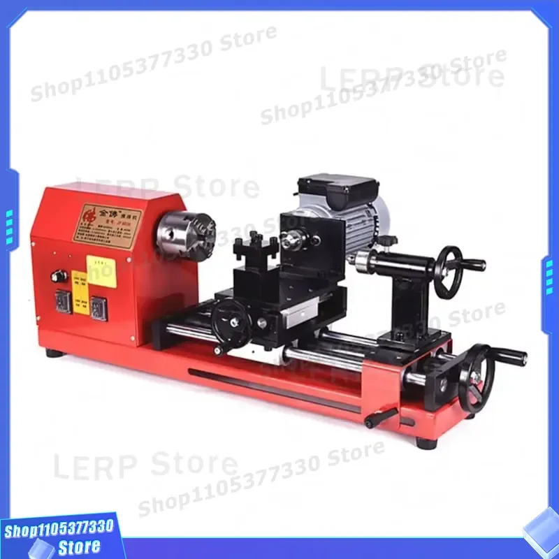 Mini Multifunctional Woodworking Lathe for Bead Making DIY Craft Tool Small Benchtop Wood Turning Machine for Beginners