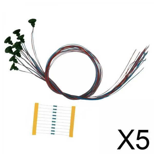 

Model Railway Lamp Garden Street Light HO Scale LED Lighting Ornament for Miniature Train Village Decoration