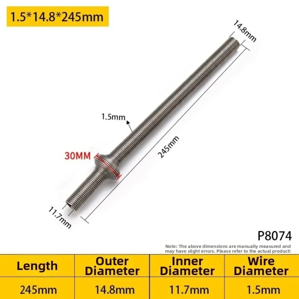 Flexible Coil Threading Aid for Electrical Cable Pulling Alloy Material Extended Length Design for Better Coverage