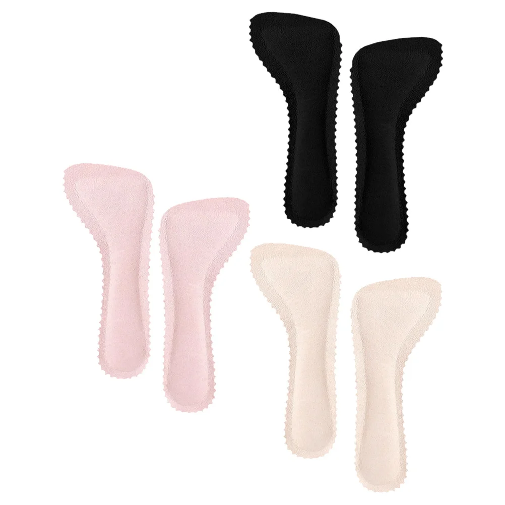 

3Pairs High Heel Inserts Women Shoe Insoles Skin Friendly Comfortable Breathable High Heel Shoe Pads Sandal Insert Pads
