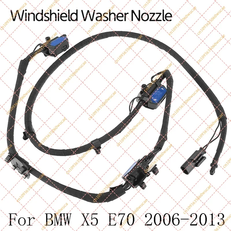 Windshield Washer Nozzle Sprayer Replacement Part 61667275171 61664849598 for BMW X5 E70 2006-2013 Accessory