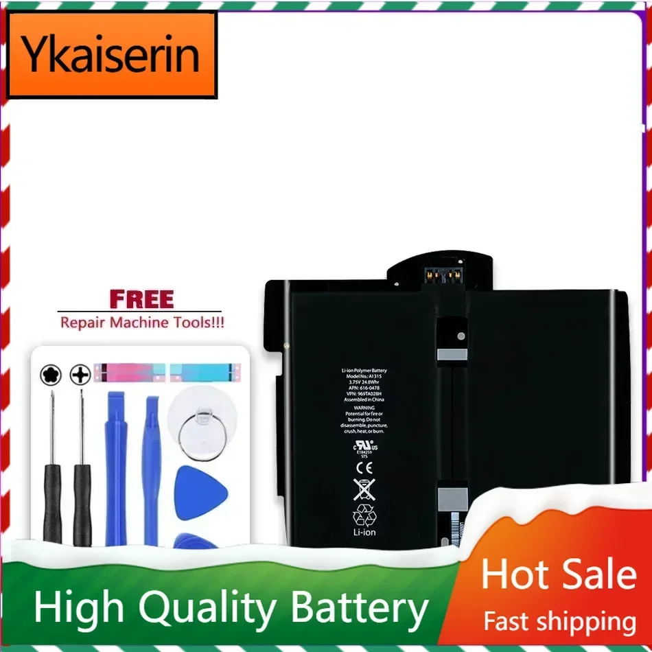 Apple IPad 1 için Pad1 5900 mAh Pil IPad1 A1315 A1219 A1337 616-0448 616-0478 969TA028H Piller Bateria Garanti + YOK