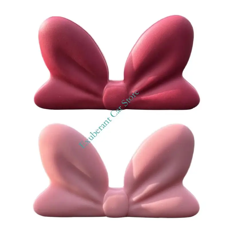 H3CE Center Console Bowknot Decoration Gift for Women Girl Enhances Beauty and Dashboard Bowknot Ornament Easy