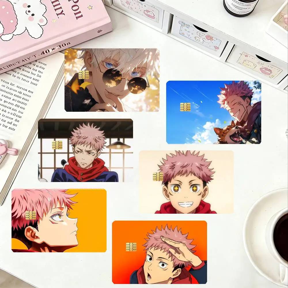 

J-Jujutsu Kaisen HD Waterproof Card Skins Protective Stickers for Credit Bank Game Cards