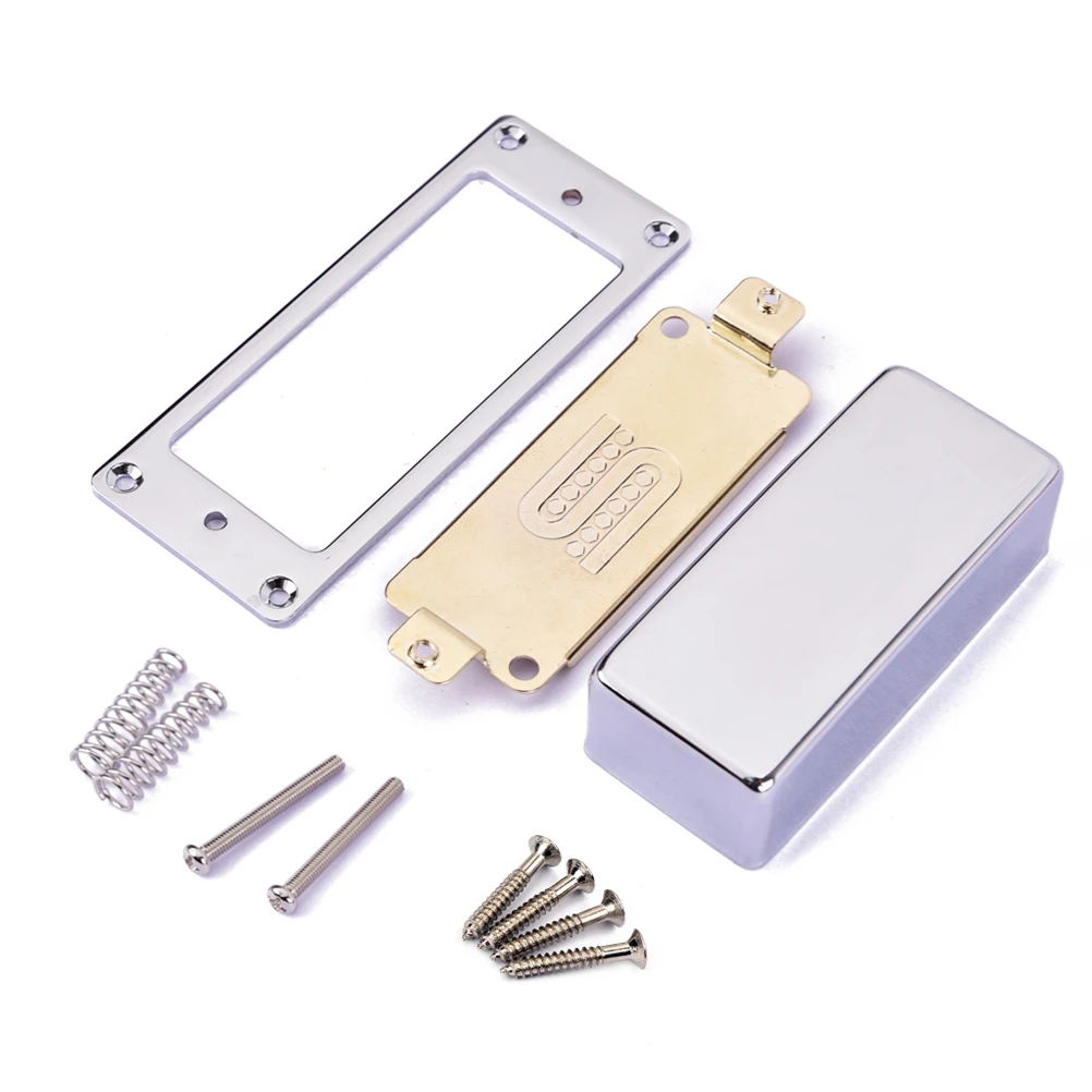 

Set of Guitar Humbucker Pickup Cover Humbucker Pickup Plate Neck and Bridge Pickup Mounting Ring for Style