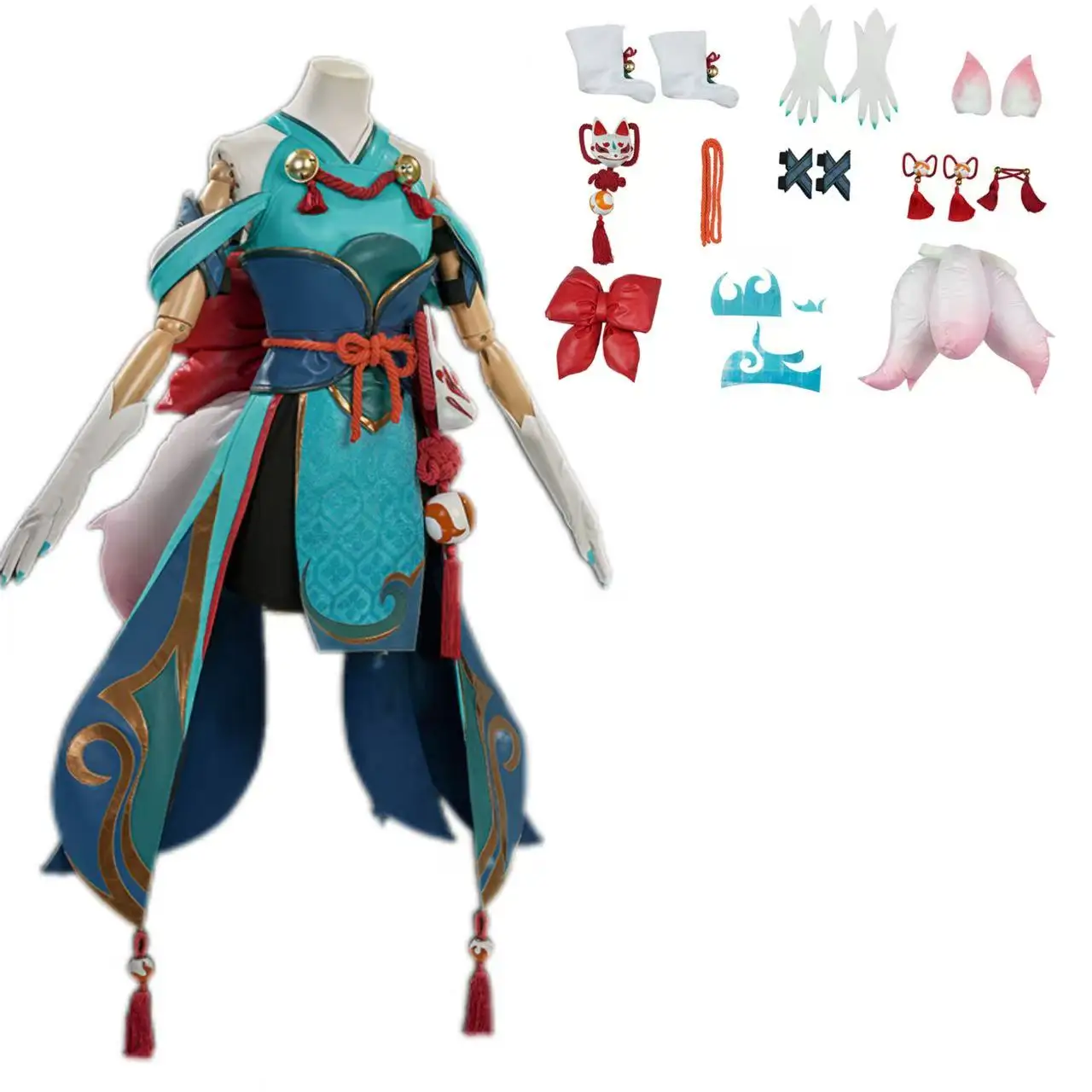 

Fantasia Kiriko Cosplay Costume Woman Halloween Carnival Party Outfits