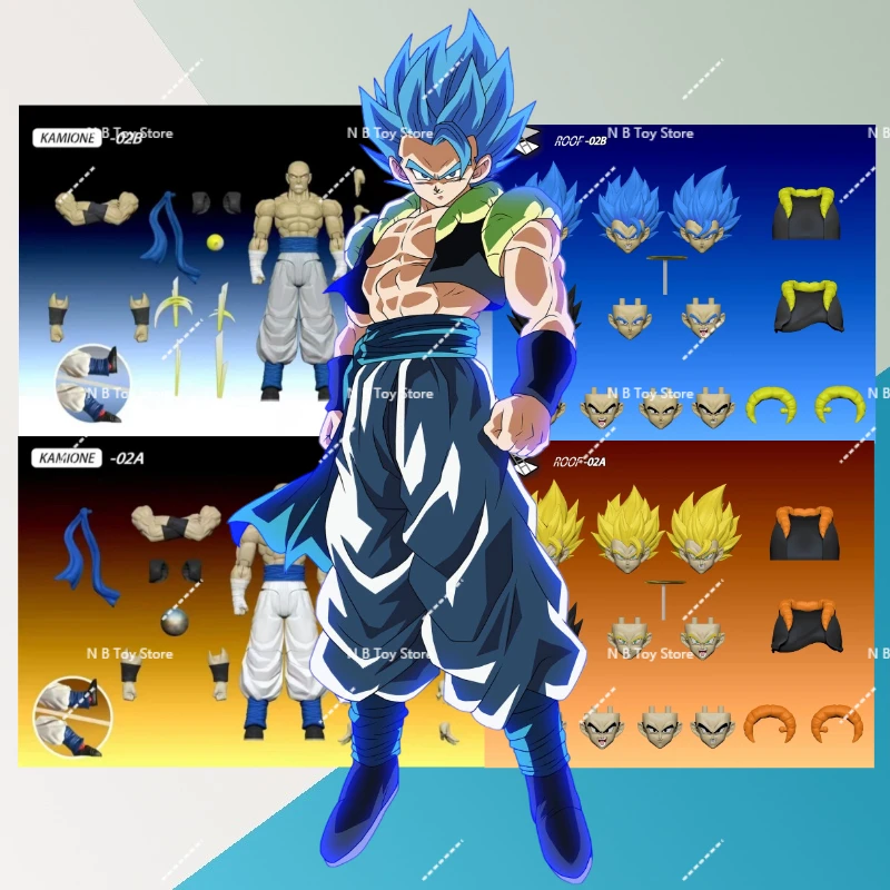 

Soon in Stock Tonsenartoys Dragon Ball Z SHF Super Saiya SSJ SSJ2 Gogeta Son Goku Torso Anime Action Doll Toy Model Gifts