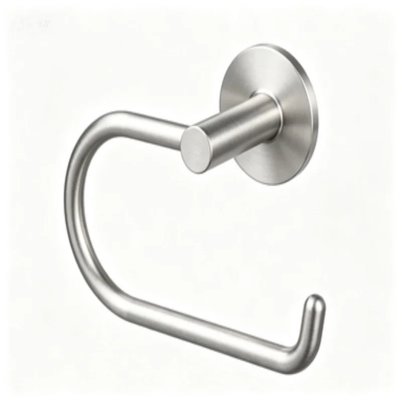 SUS304 Toilet Paper Holder For Bathroom Black Color And Quick Installation