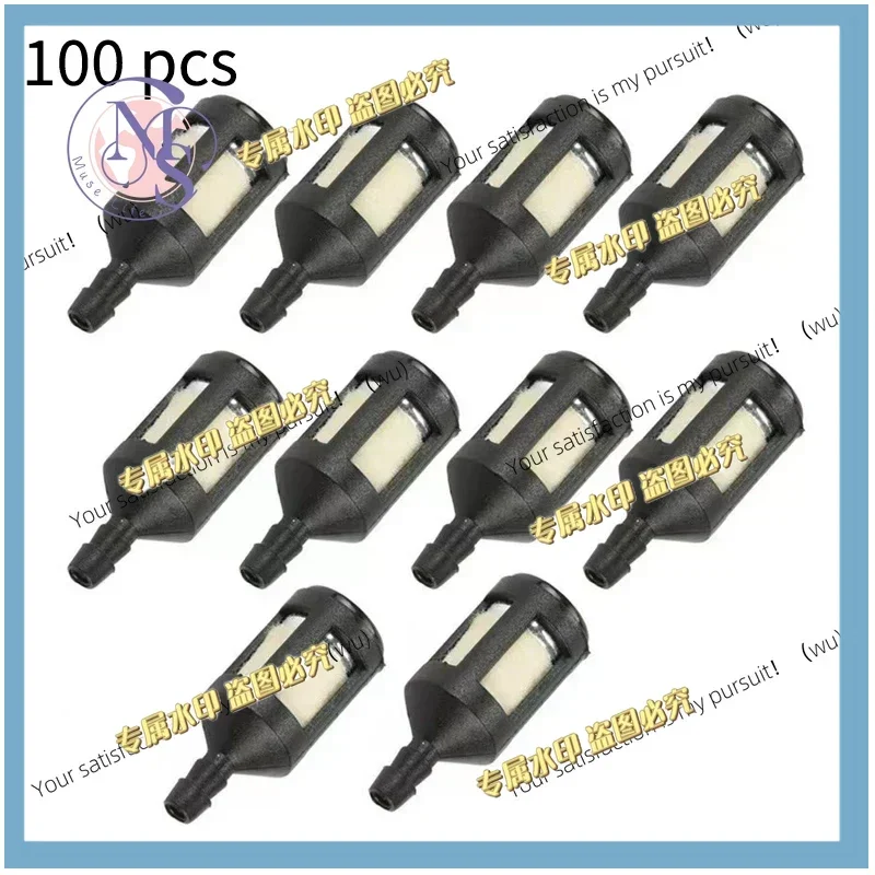 100pcs Fuel Filters For Stihl Poulan Husqvarna Zama ZF-1 ZF1 Garden Plastic Chainsaw Trimmer Brush Cutter Garden Tools Parts