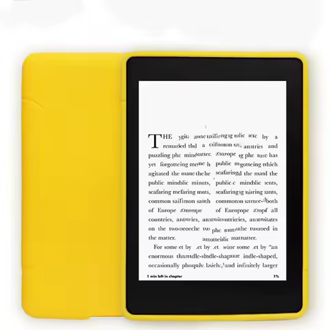 PQ94WIF 6 inch e-Reader Case Shockproof Soft 11th Generation Funda New Silicone Paperwhite Back Shell for Kindle Paperwhite 5
