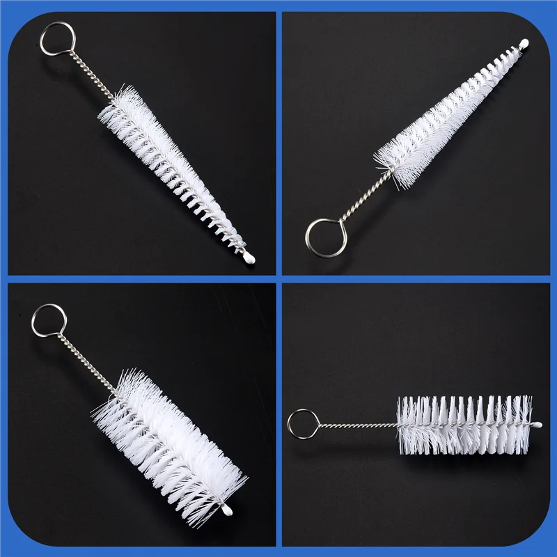 

-A94Z The 3-Piece Set For The Trumpet Trombone Brass Blowing Nozzle Cleaner Valve Brush Rod Musical Instrument Accessorie