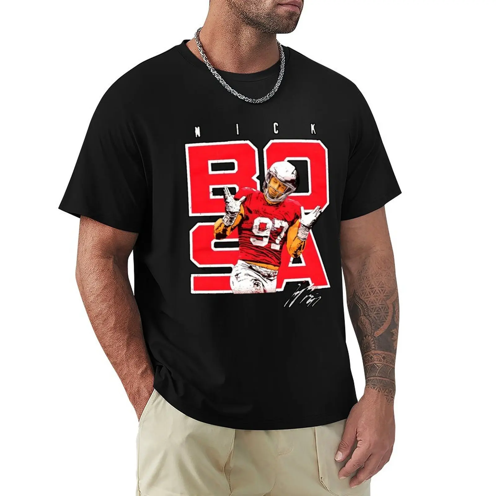 

Nick Bosa Vintage T-Shirt aesthetic clothes kawaii clothes men clothings
