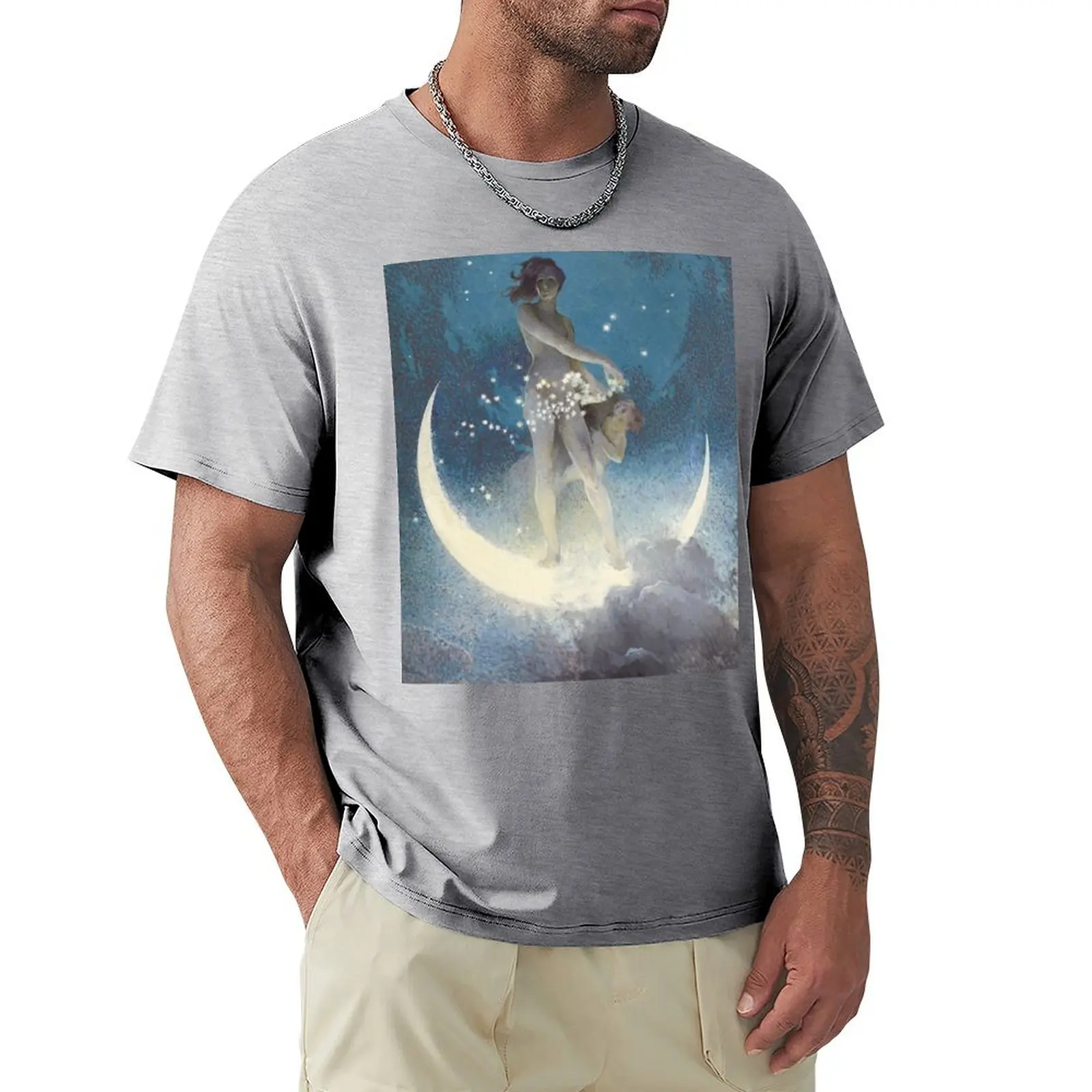 

Spring Scattering Stars (1927) by Edwin Blashfield. T-Shirt tops for a boy vintage mens tall t shirts