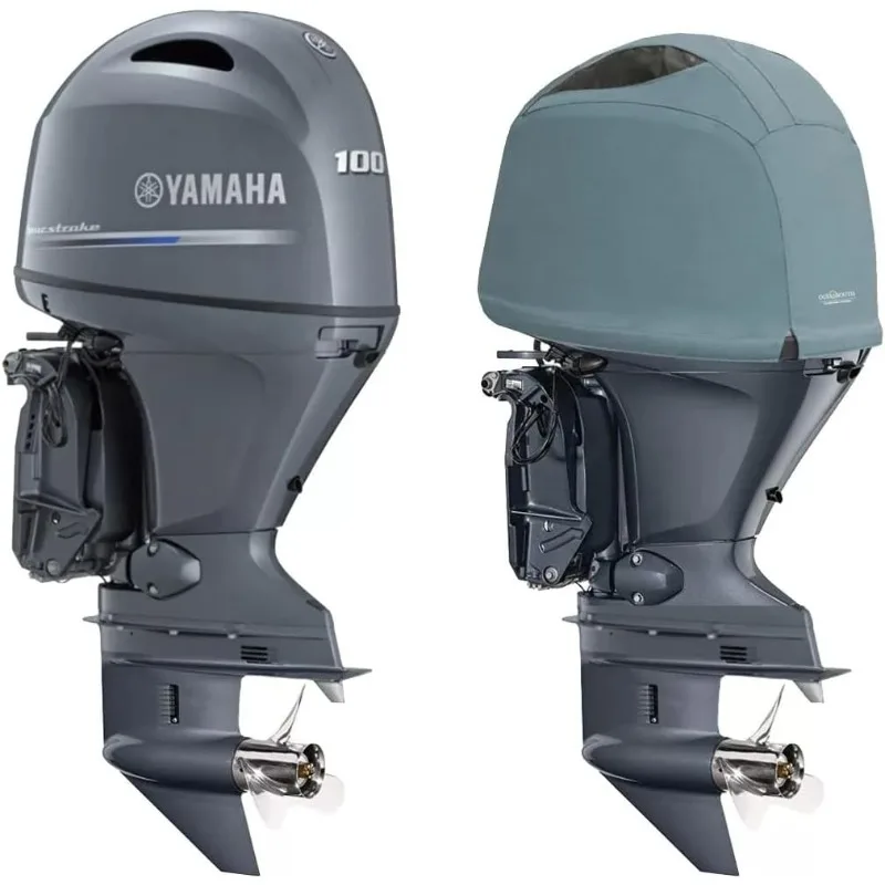 

Oceansouth Custom Fit Vented Covers for Outboard Engine (Gray, F75D-F100F 4CYL 1.8L (From 2017 up to 2024))
