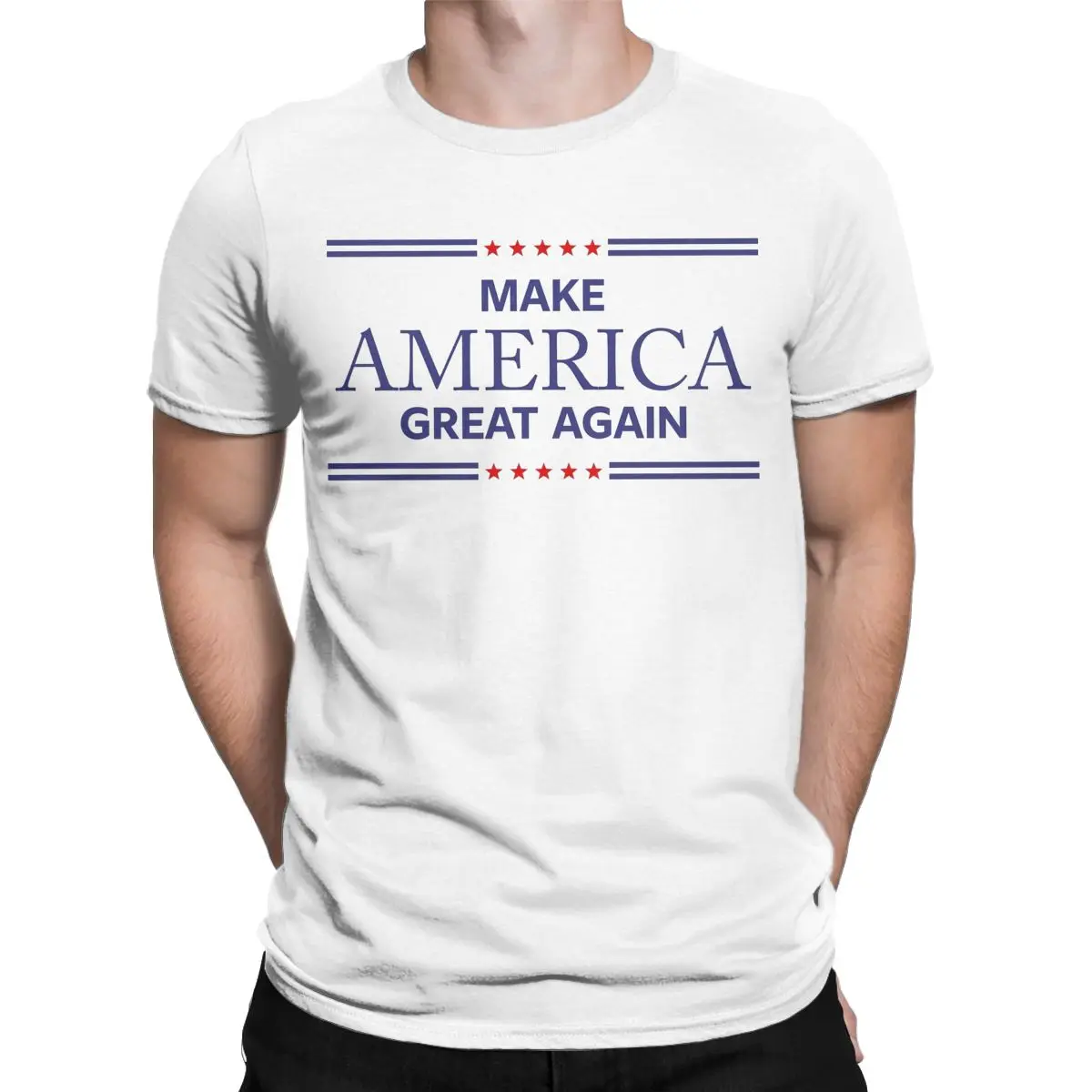 Camiseta con estampado "Make America Great Again" para hombre y mujer, camisa con estampado de Trump, MAGA de algodón increíble, ropa de verano, 2024