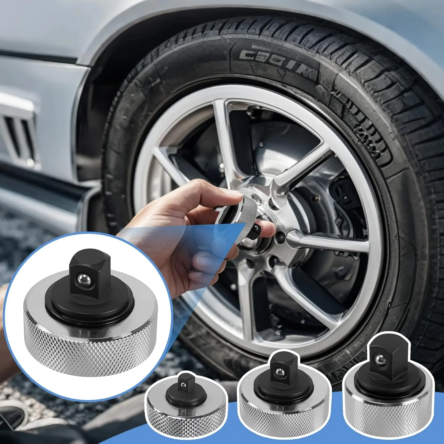 Mini Palm Ratchet Wrench Set 1/4 3/8 1/2 Drive Reversible Thumbwheel Socket Driver Portable Finger Spanner For Tight Spaces Tool