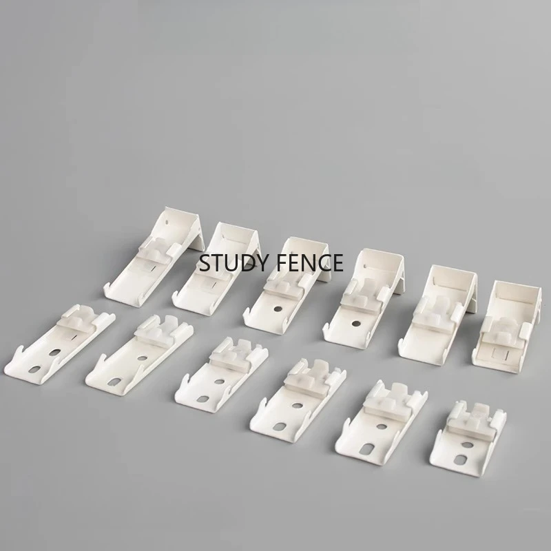 10pcs Curtain Rail Installation Code Hardware Accessories Side Mounted Top Mounted Wall Code Aluminum Alloy Track Bracket