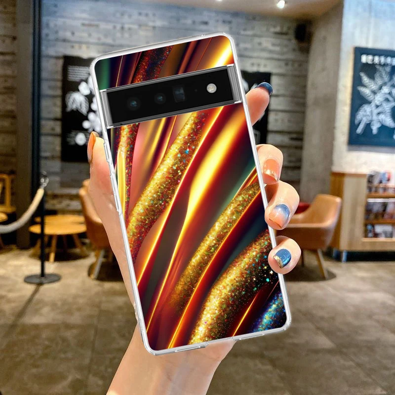 Beautiful Art Phone Case Cover for Google Pixel 8 7 6 5 4 4XL Shockproof Silicone 7A 6A 5A 4A 3A 3AXLPro 5G Transparent Shell image 6