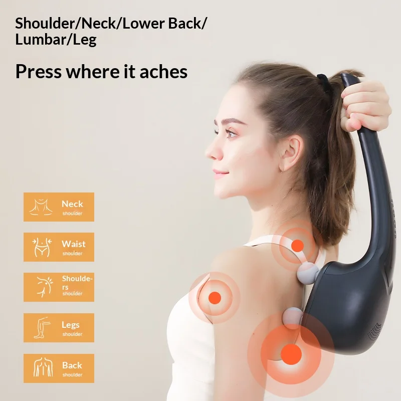 

Silent Portable 4-Head Massage Hammer Full Body Vibration Massager for Muscle Relief & Relaxation