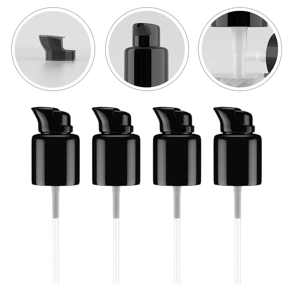 4Pcs Lotion Pump Emulsion Pump Head Refillable Bottles Dispenser Replacement For Soap Shampoo Skin Care Tool Perfume Pump