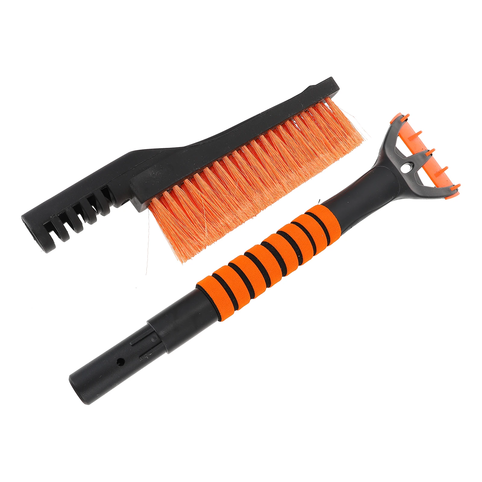 

Portable Snow Shovel Ice Brush for Car Windshield Truck Orange Multi Functional ABS Telescopic Snow Removing Tool Durable
