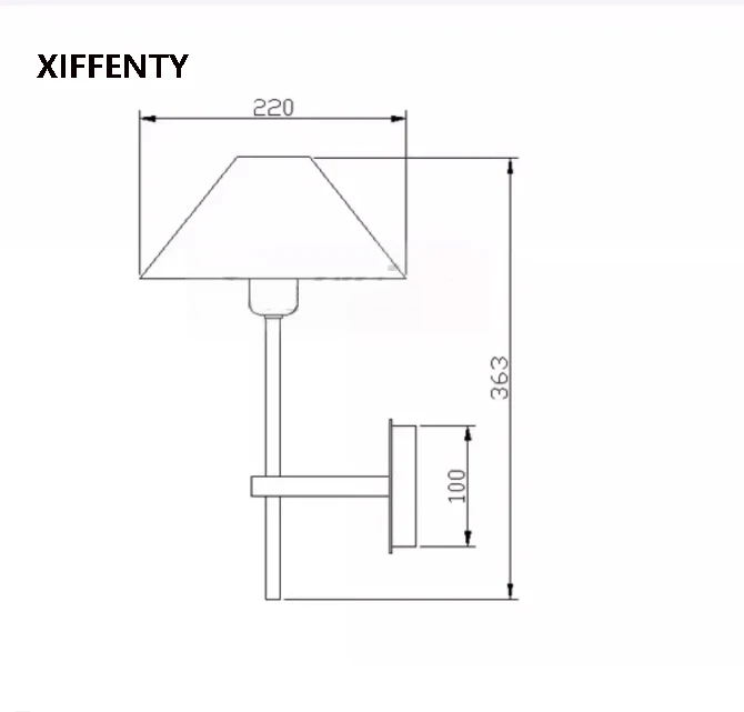 Lámpara de pared de fondo LED americana para sala de estar, lámpara de mesita de noche para dormitorio, lámparas de decoración Interior