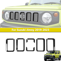Front Grill Ring Racing Grille Inserts Trim Cover for Suzuki Jimny JB64 JB74 2019-2023 Bumper Grid Decoration Cars Accessories