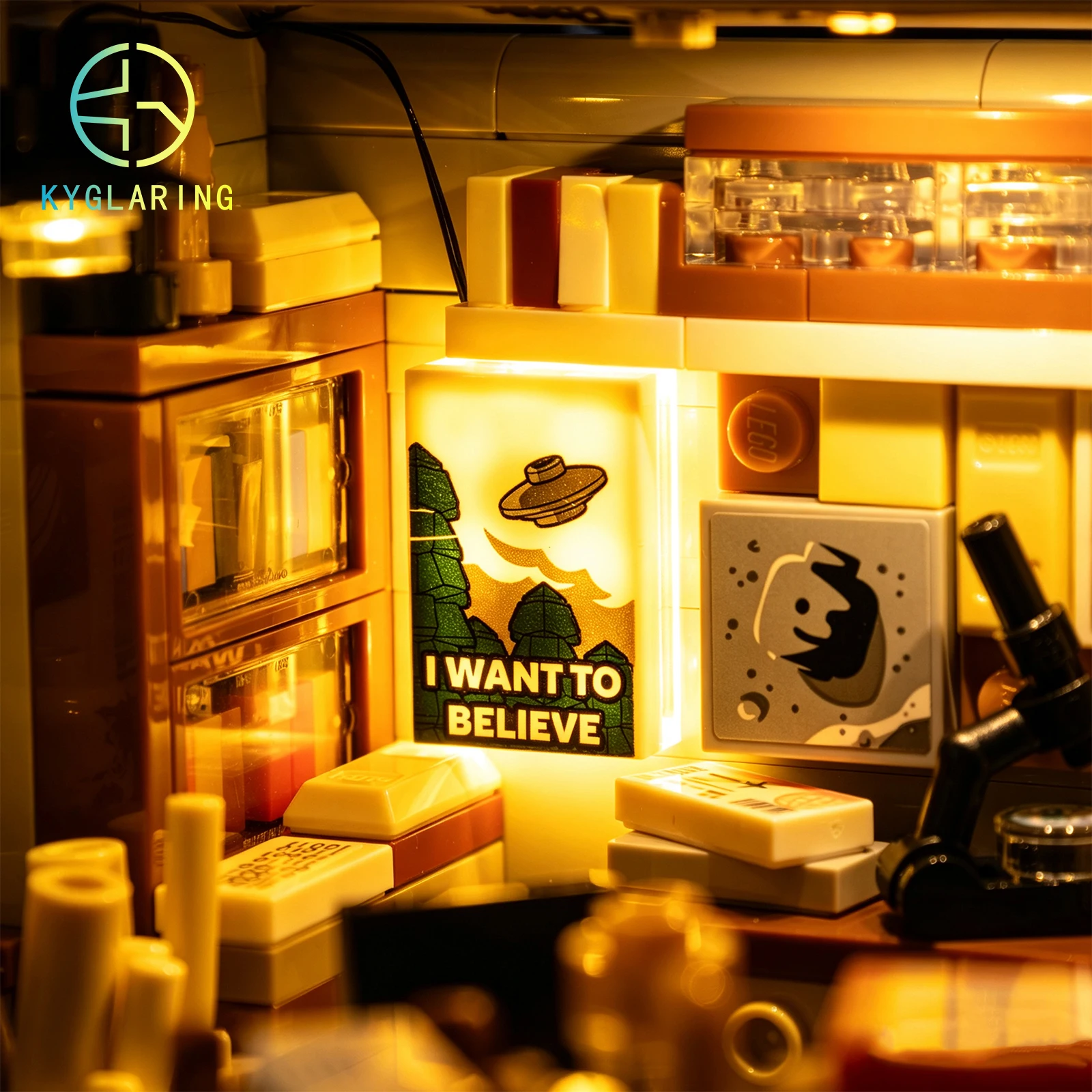 Kyglaring LED-Licht-Set geeignet für Lego The X-Files 21369 Bausteine, Lego-Bausatz nicht enthalten. – Detail 1