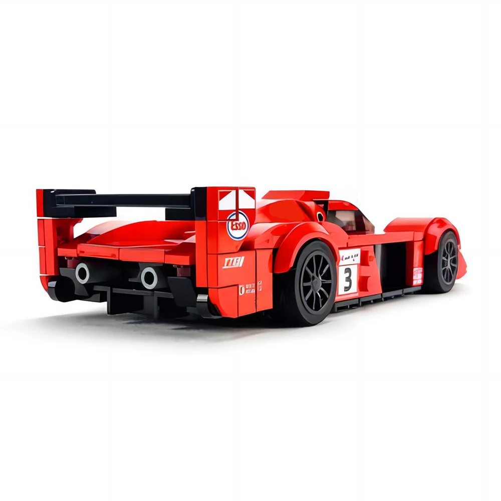 236 SZTUK MOC Speed Champion 1999 Le Mans 24 godziny Wytrzymałość Wyścigowy model samochodu wyścigowego Samochód sportowy Klocki Zabawka dla dzieci Prezent