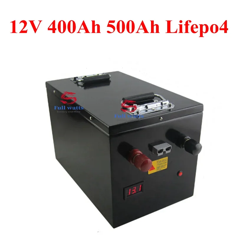 

12V 400Ah 500Ah Lifepo4 battery High Power 12v 350ah for yatch caravan boats motor power 20A charger