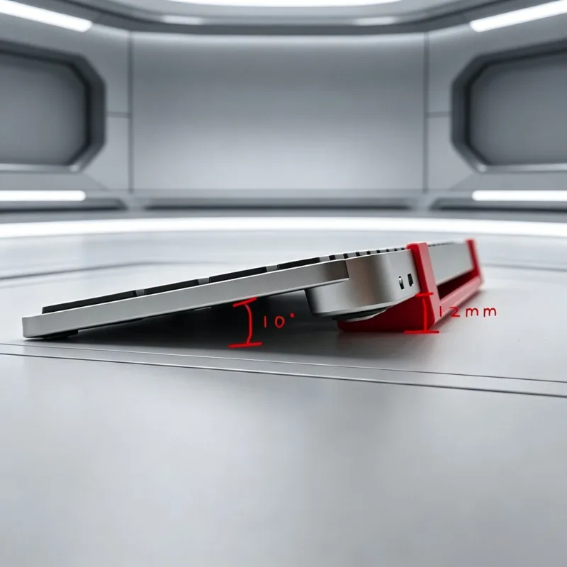 

Keyboard Stand for Logitech Master Series MX KEYS Customized 3D Printed Keyboard Height Increasing Tilt Stand Ergonomic Design
