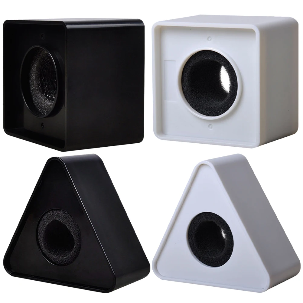 

4Pcs Microphone Flag Station Sturdy Construction Simple Appearance Mic Holder Conferences Interviews Microphone Flag Station