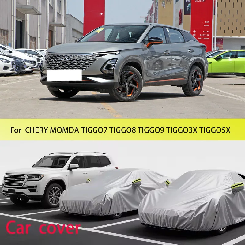 

Car cover for CHERY OMODA,TIGGO 7,8,9,3X,5X Dust proof car cover, car dust, rain, snow, waterproof tape, reflective strip