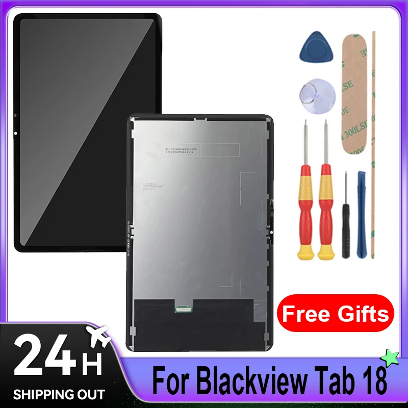For Blackview Tab 18/Zeno 10/LCD Display + Touch Screen Full Assembly Tablet Replacement Parts With Tools