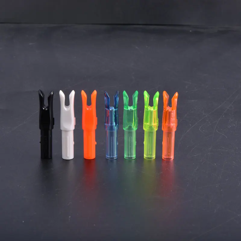 30pcs Arrow Nocks for ID6.2mm Arrow Shaft DIY Plastic Arrow Tails Carbon Rod Archery Shooting Hunting Replacement