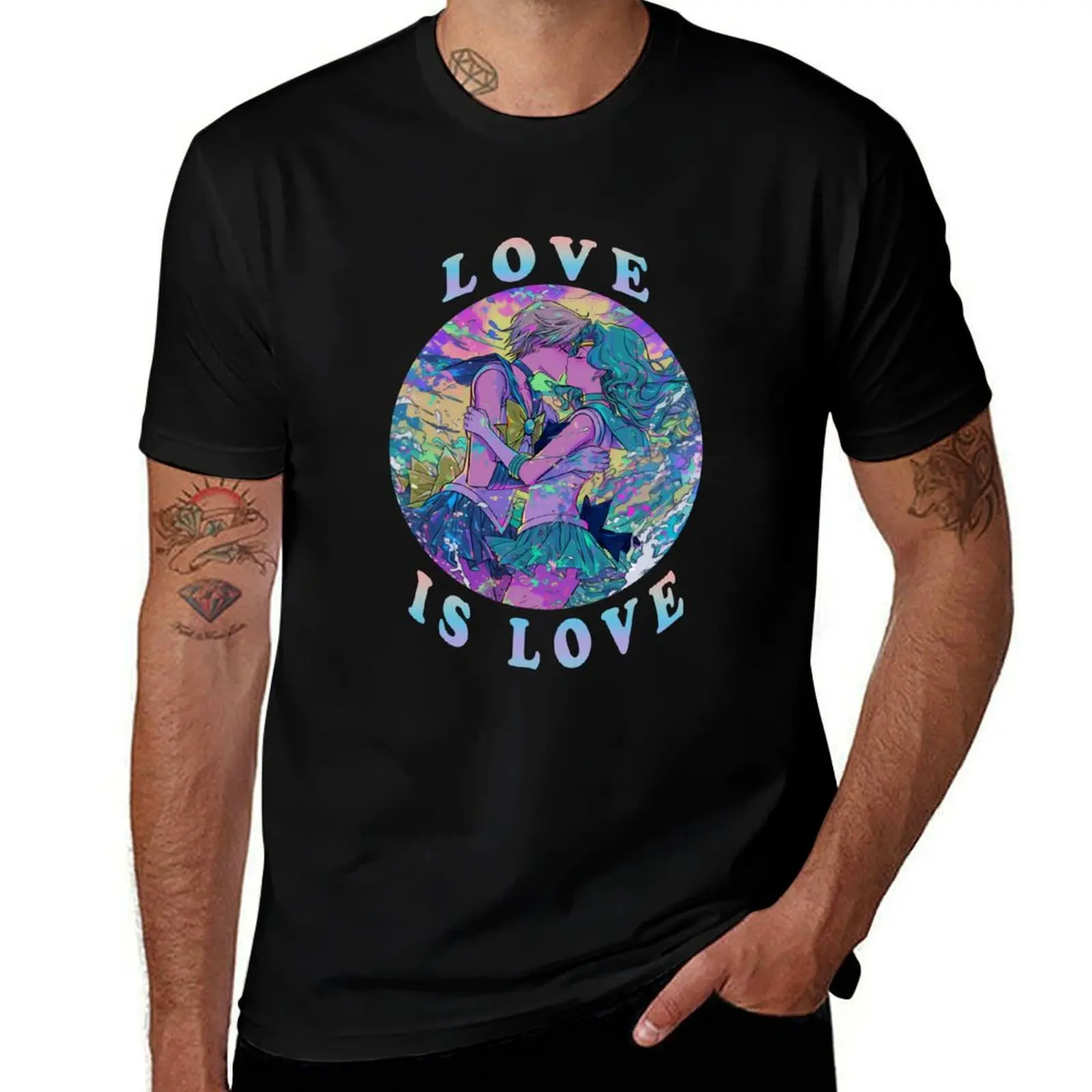 

Love Is Love 1 T-Shirt cheap stuff summer clothes gifts for boyfriend custom t-shirts mens tall t shirts