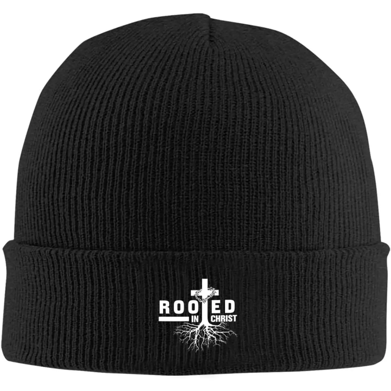 

Knit Beanie Hat Printed Vintage Pattern Acrylic for Men Women Funny Novelty Skiing City Walk Cuff Hat Gift aily Wear Camping
