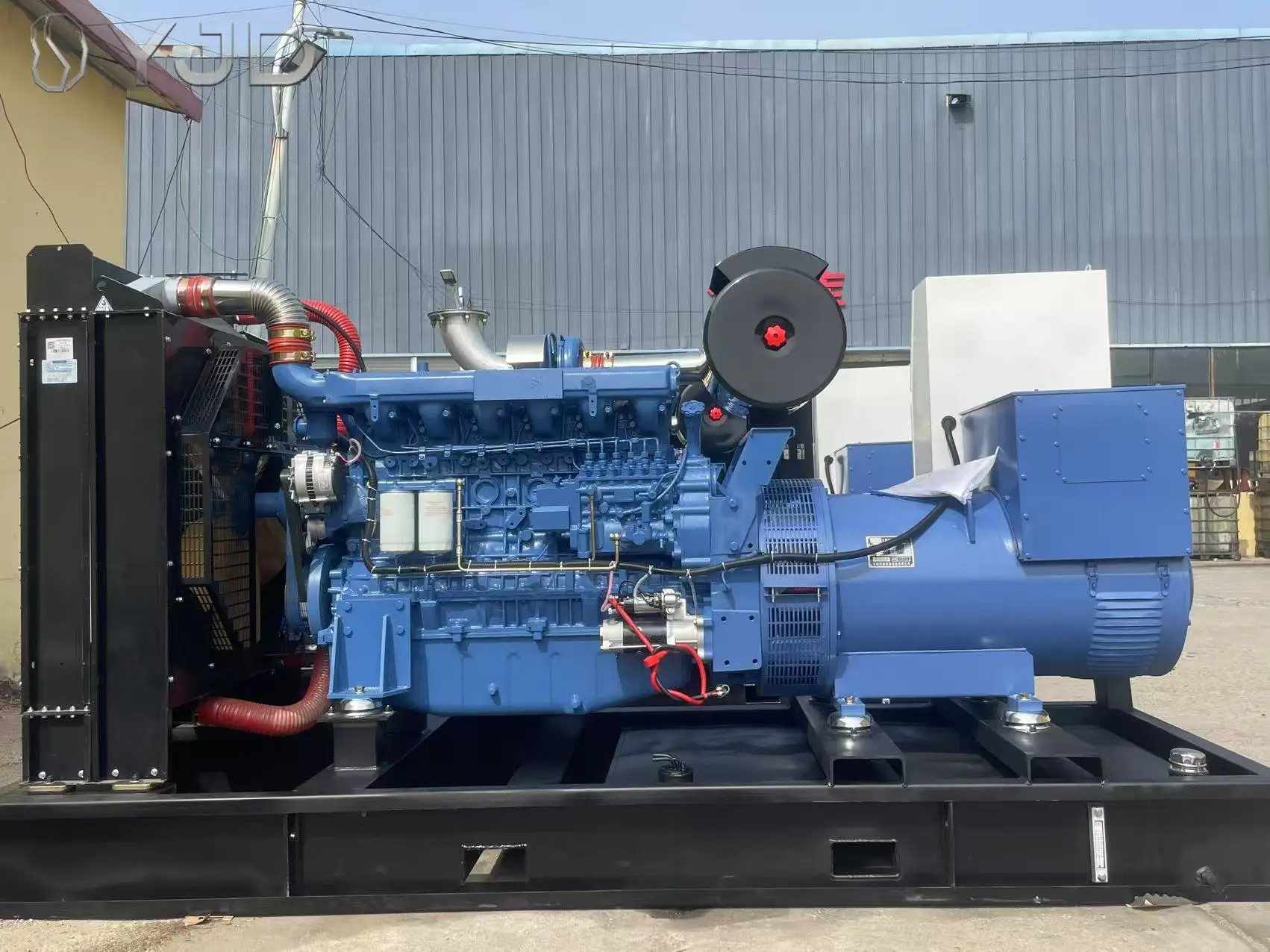 Wei-fang Engine for Stery Series Diesel Generator Set Engine Model HWP12ZLD 418KW 520KVA Open Frame Auto Start 380V/220V 50/60Hz