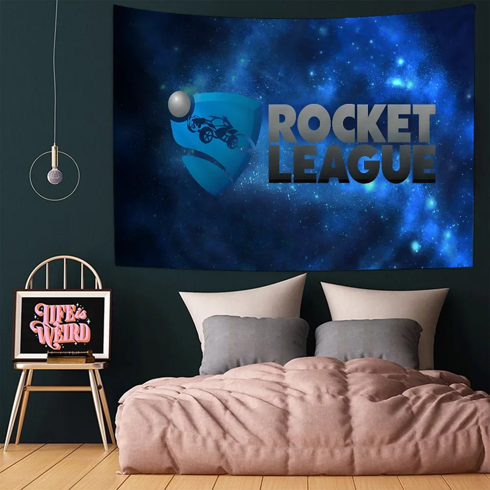 Rocket League Printed Large Wall Tapestry Hanging Tarot Hippie Wall Rugs Dorm Cheap Hippie Wall Hanging