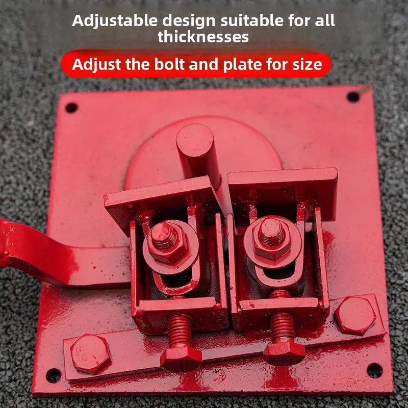 Manual Small Steel Rebar Bending Machine Flat Wire Bending Tool Multi-Function Hand Operated Iron Wire Former T-Shirt Men's C... view 4