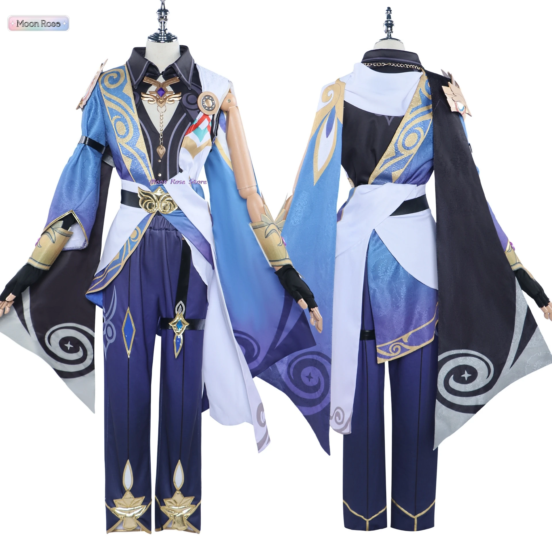 Dr Ratio Cosplay Kostuum Honkai Star Rail Carnaval Uniform Pruik Anime Halloween Kostuums Mannen Game Karakter Outfits