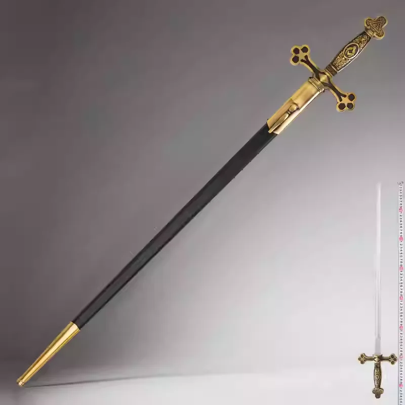 Stainless steel real swords, cosplay one-handed swords, role-playing assassin soldiers, knightly ninja European swords, cross