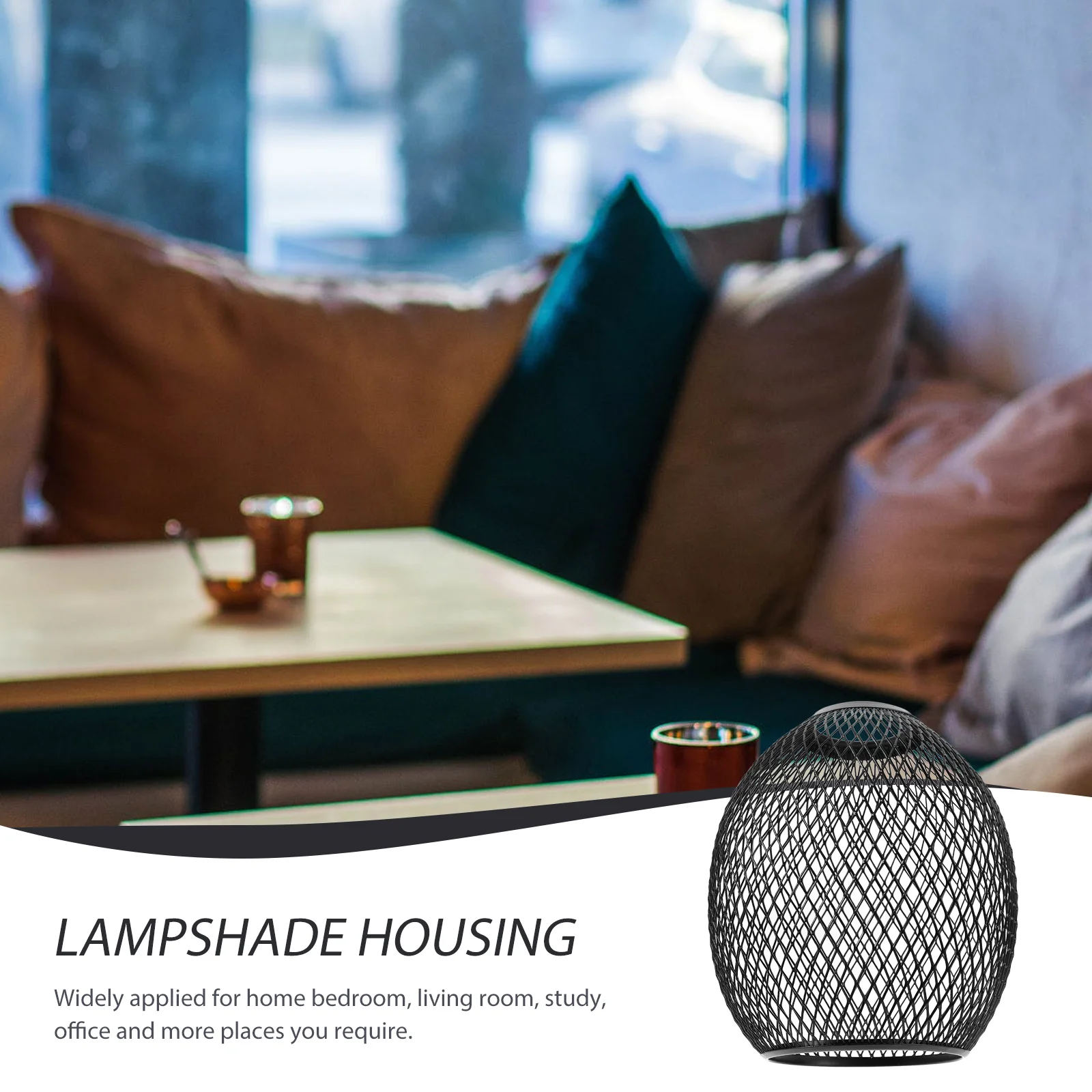 

Металлический абажур, полый ретро индустриальный стиль, абажур из железной проволоки, декоративный светильник для домашнего бара, ресторана