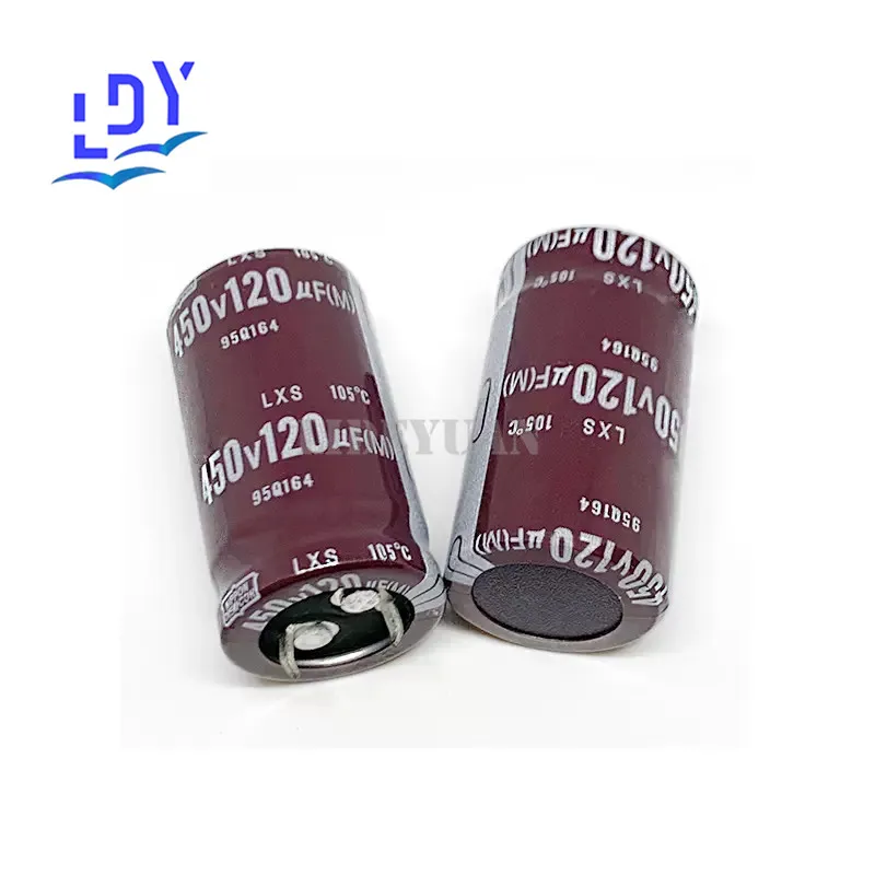 1pcs Horn aluminum electrolytic capacitor 400V/450 volts 120UF Micromethod 22x25/22*30/22X40/25*35mm