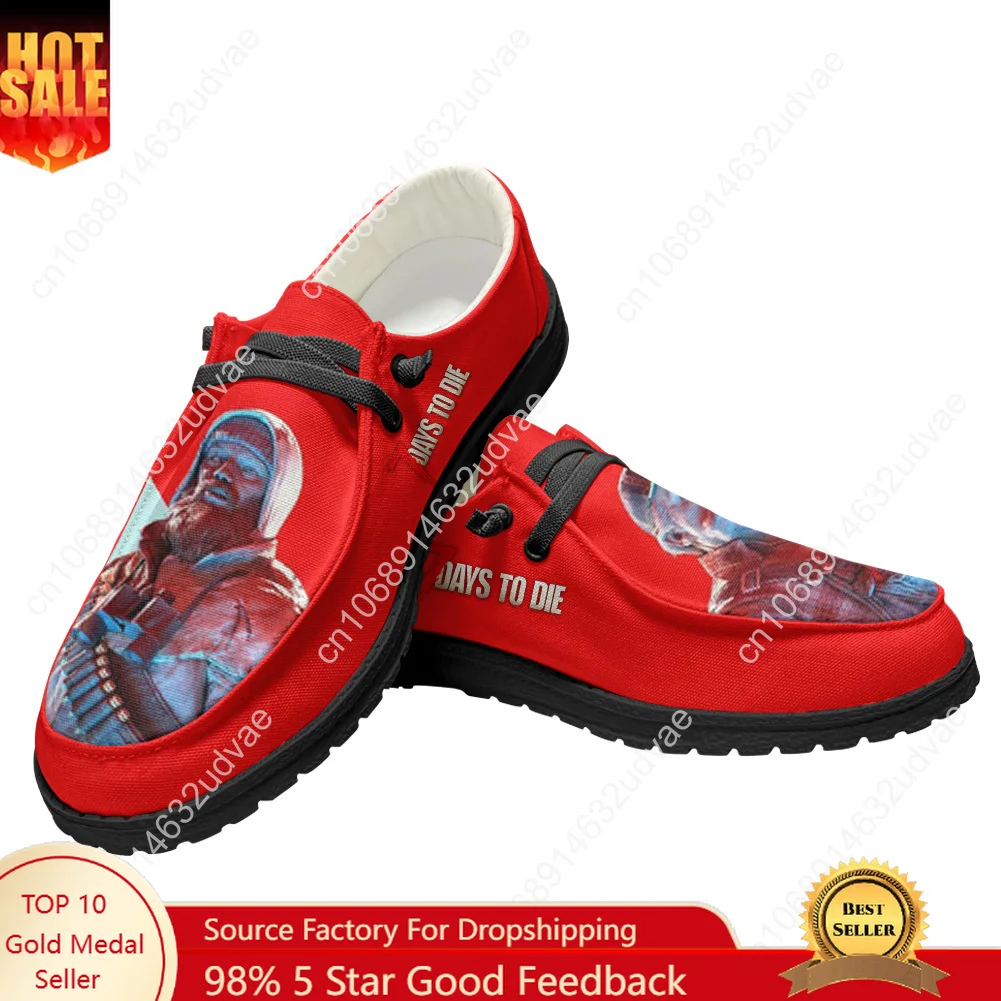 

7 Days to Die Casual Shoes Flat Shoe Men Woman Breathable Casual Indoor Outdoor Lightweight Footwear Couple Custom Made Shoe