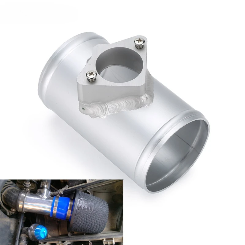 

Автомобильный впускной коллектор из алюминиевого сплава, модификация высокого потока, фланец расходомера воздуха двигателя, подходит для автомобильных аксессуаров VW/Nissan/Cadillac