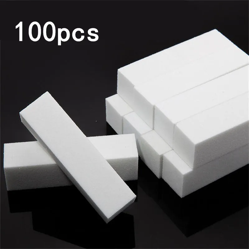 Profesjonalne pilniki do paznokci 5/10/50/100 szt. do manicure i pedicure, pilniki szlifujące, polerujące, gąbki do zdobienia paznokci, narzędzia do polerowania paznokci.